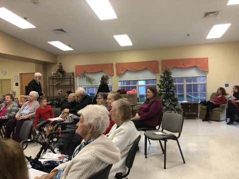 We had a great time sharing Christmas with the residents at the William Booth Apartments